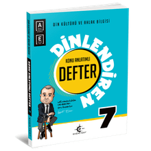 7. Sınıf Din Kültürü ve Ahlak Bilgisi Dinlendiren Defter Eker Test Yayınları
