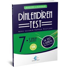 7. Sınıf Dinlendiren Test Eker Test Yayınları