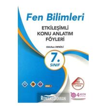 7. Sınıf Fen Bilimleri Etkileşimli Konu Anlatım Föyleri 4 Adım Yayınları