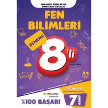 7. Sınıf Fen Bilimleri Yeni Nesil Branş Denemeleri-Onburda Yayınları