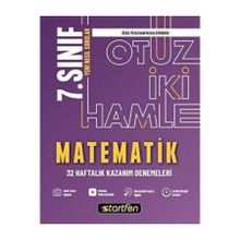 7. Sınıf Matematik 32 Haftalık Kazanım Denemeleri Startfen Yayınları