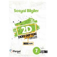 7. Sınıf Sosyal Bilgiler 2D Ders Defteri Ev Çalışmaları-Pergel Yayınları