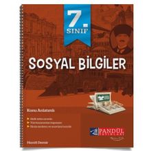 7. Sınıf Sosyal Bilgiler Defteri Pandül Yayınları