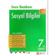 7. Sınıf Sosyal Bilgiler Soru Bankası 4 Adım Yayınları