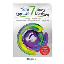 7. Sınıf Tüm Dersler Soru Bankası Bilgi Küpü Yayınları