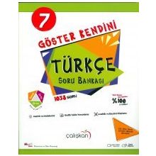 7. Sınıf Türkçe Göster Kendini Soru Bankası Çalışkan Yayınları