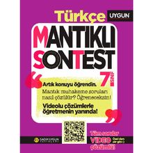 7. Sınıf Türkçe Mantıklı Son Test- Sadık Uygun Yayınları