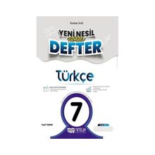 7. Sınıf Türkçe Yeni Nesil Nitelikli Defter Nitelik Yayınları