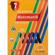 7.Sınıf Üç Adım'da Matematik Soru Bankası-3 Adım Yayınları