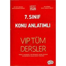 7. Sınıf VIP Tüm Dersler Konu Anlatımlı Kırmızı Editör Yayınları