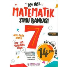 7. Sınıf Yeni Nesil Matematik Soru Bankası Matematus Yayınları