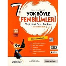 7.Sınıf Yok Böyle Fen Bilimleri Yeni Nesil Soru Bankası Çalışkan