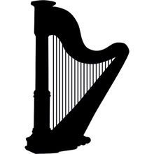 70 cm Arg Müzik Aleti Folyo Sticker