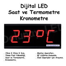 76 mm Saat Termometre Kronometre