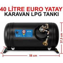 7A Mühendislik 40 Litre Euro Yatay Karavan Lpg Tankı