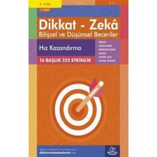 8-9 Yaş - Dikkat Zeka Bilişsel ve Düşünsel Beceriler - Hız Kazandırma 2. Kitap - Dikkat ve Zeka Akademisi