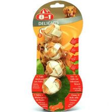 8 in 1 Delights Balls S 4´lü Tavuklu Köpek Çiğneme Topu