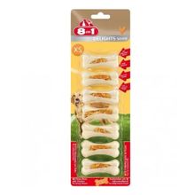 8 in 1 Delights Strong XS 7li 140 g Tavuklu Köpek Ödül Kemiği