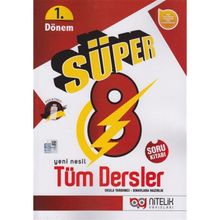 8. Sınıf 1. Dönem Yeni Nesil Süper Tüm Dersler Soru Bankası Nitelik Yayınları