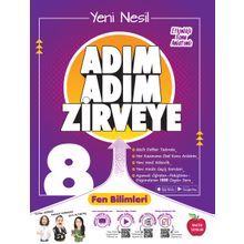 8. Sınıf Adım Adım Zirveye Fen Bilimleri Soru Bankası - Newton Yayınları
