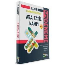8. Sınıf Ara Tatil Kampı 5'li Deneme - Eyg Yayınları
