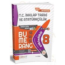 8. Sınıf Bumerang T.C. İnkılap Tarihi ve Atatürkçülük Akıllı Defter - Günay Yayınları
