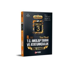 8. Sınıf Çetin Ceviz Omega 3 İnkılap Tarihi ve Atatürkçülük Soru Bankası-Artıbir Yayınları