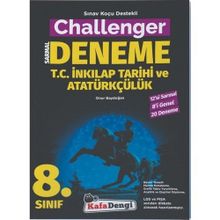 8. Sınıf Challenger Inkılap Tarihi Ve Atatürkçülük 12'li Deneme - Kafa Dengi Yayınları