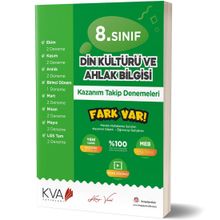 8. Sınıf Din Kültürü Ve Ahlak Bilgisi Fark Var Kazanım Takip Denemeleri Kva Yayınları