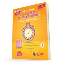 8. Sınıf Din Kültürü ve Ahlak Bilgisi Kronometre Konu Anlatım Föyleri-Limit Yayınları