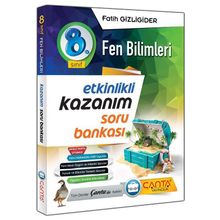 8. Sınıf Fen Bilimleri Etkinlikli Kazanım Soru Bankası-Çanta Yayınları