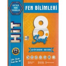 8. Sınıf Fen Bilimleri İntro Hıt 40 Deneme Mozaik Yayınları