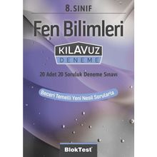 8. Sınıf Fen Bilimleri Kılavuz Deneme-Bloktest Yayınları