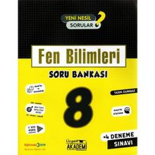 8. Sınıf Fen Bilimleri Soru Bankası-Üçgen Akademi Yayınları
