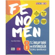 8. Sınıf Fenomen T.C. İnkılap Tarihi ve Atatürkçülük Soru Bankası-Gama Yayınları