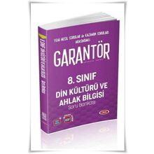 8. Sınıf Garantör Din Kültürü ve Ahlak Bilgisi Soru Bankası Data Yayınları