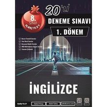 8. Sınıf İngilizce 1. Dönem Mod 20 Deneme - Nartest Yayınları