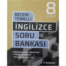 8. Sınıf İngilizce Beceri Temelli Soru Bankası-Tudem Yayınları