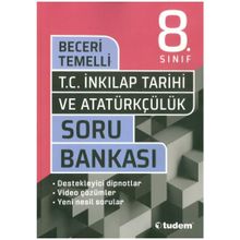 8. Sınıf İnkilap Tarihi Beceri Temelli Soru Bankası Tudem Yayınları