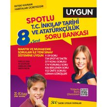 8. Sınıf İnkılap Tarihi Spotlu Soru Bankası Sadık Uygun Yayınları Komisyon Sadık Uygun Yayınları