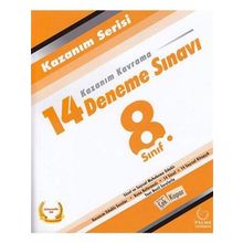 8. Sınıf Kazanım Kavrama 14 Deneme Sınavı Palme Yayınları