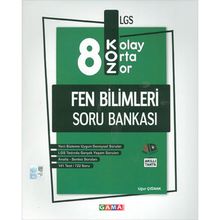 8. Sınıf Koz Tatlı Sert Fen Bilimleri Soru Bankası-Gama Yayınları