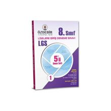 8. Sınıf LGS 5'li Deneme Sınavı Özdebir Yayınları
