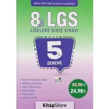 8. Sınıf LGS Beşli Deneme Kollektif Faktör Yayınları