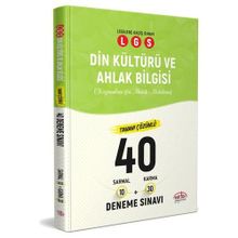 8. Sınıf LGS Din Kültürü Branş Deneme Kırklı Editör Yayınları