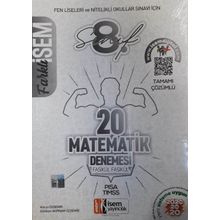 8. Sınıf Lgs Farklı İsem Matematik 20 Deneme-İsem Yayınları