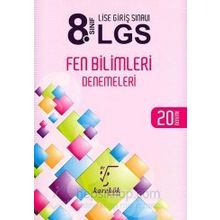 8. Sınıf LGS Fen Bilimleri 20 Deneme Karekök Yayınları