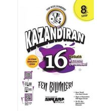 8. Sınıf LGS Fen Bilimleri Kazandıran 16 Haftalık Kazanım Denemeleri - Ankara Yayıncılık