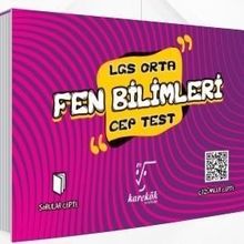 8. Sınıf Lgs Fen Bilimleri Orta Cep Test Karekök Yayınları