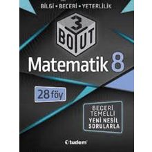 8. Sınıf LGS Matematik 3 Boyut 28 Föy - Tudem Yayınları
